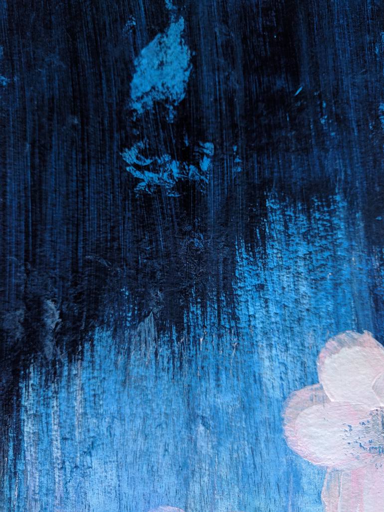 Original Abstract Floral Painting by Katy Tackes