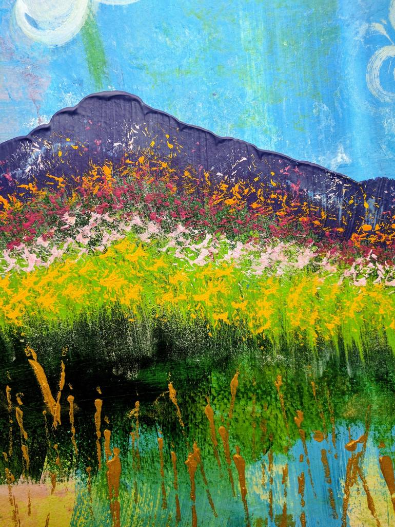 Original Abstract Landscape Painting by Katy Tackes