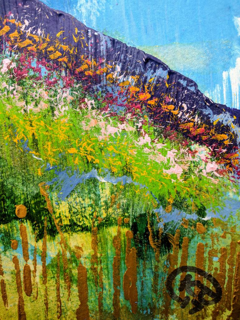 Original Abstract Landscape Painting by Katy Tackes