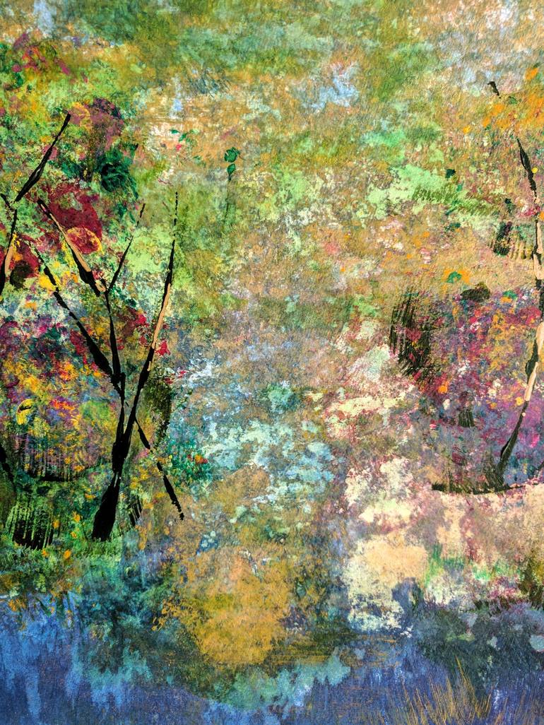 Original Abstract Landscape Painting by Katy Tackes