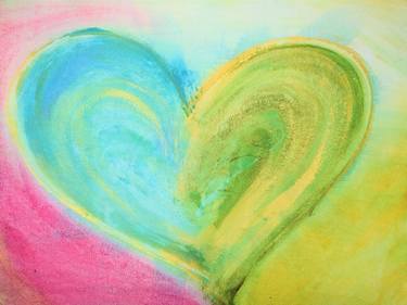 Original Abstract Love Paintings by Katy Tackes