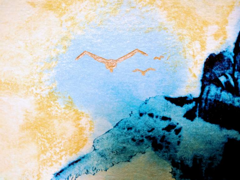 Original Abstract Expressionism Abstract Painting by Katy Tackes
