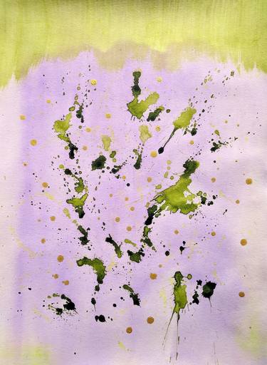 Original Abstract Expressionism Abstract Paintings by Katy Tackes