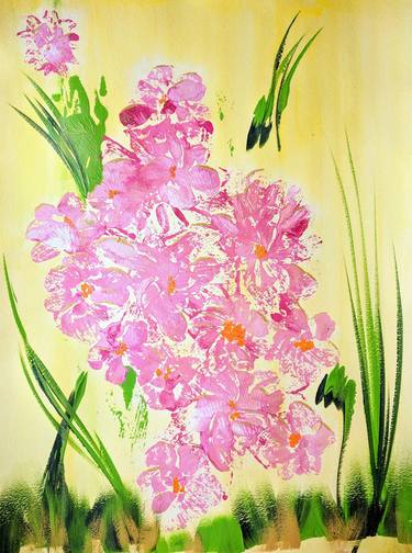 Original Fine Art Floral Paintings by Katy Tackes