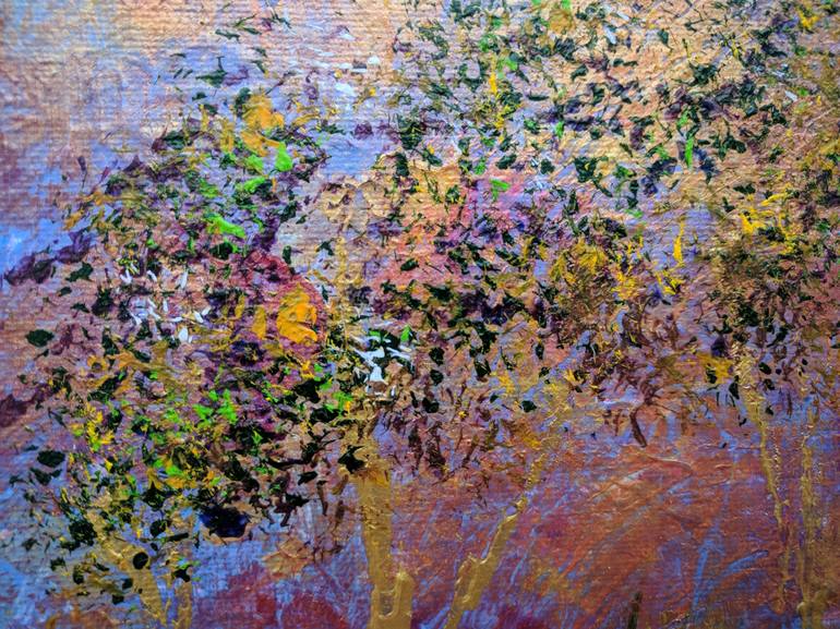 Original Impressionism Nature Painting by Katy Tackes