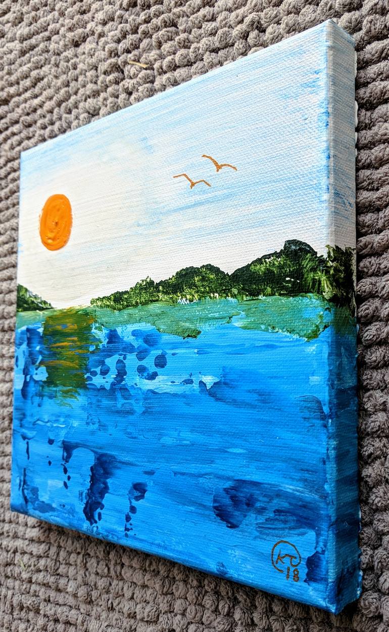 Original Seascape Painting by Katy Tackes