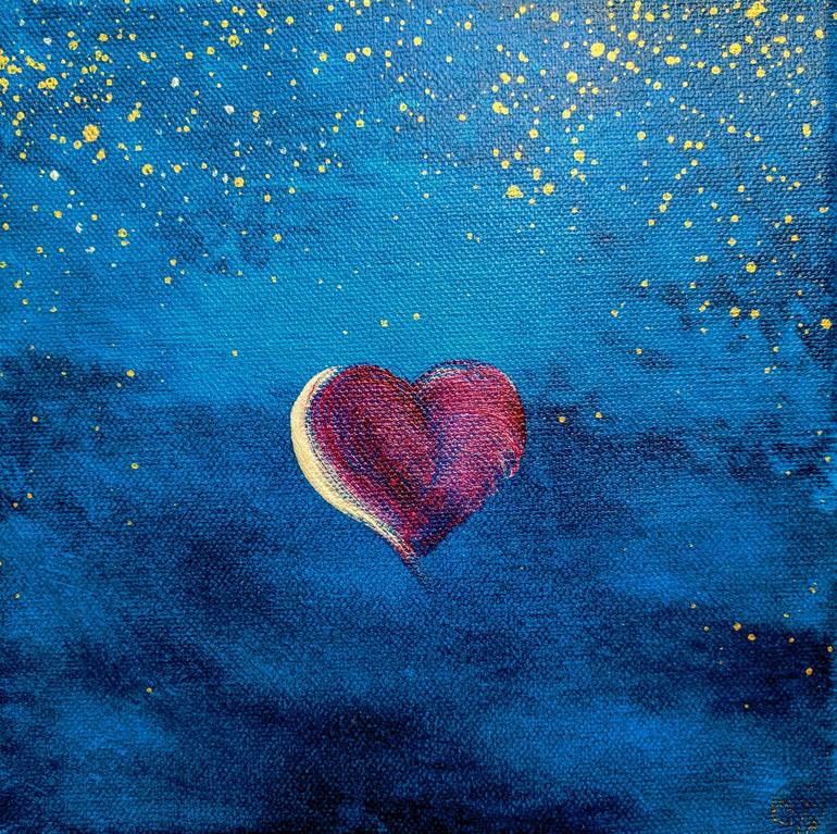 How The Stars See You Painting by Katy Tackes | Saatchi Art