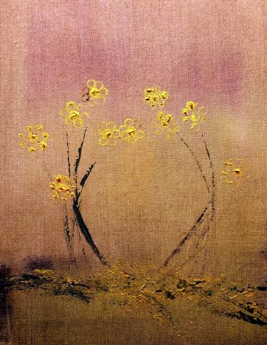 Original Minimalism Floral Paintings by Katy Tackes