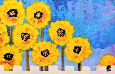 Original Floral Paintings by Katy Tackes