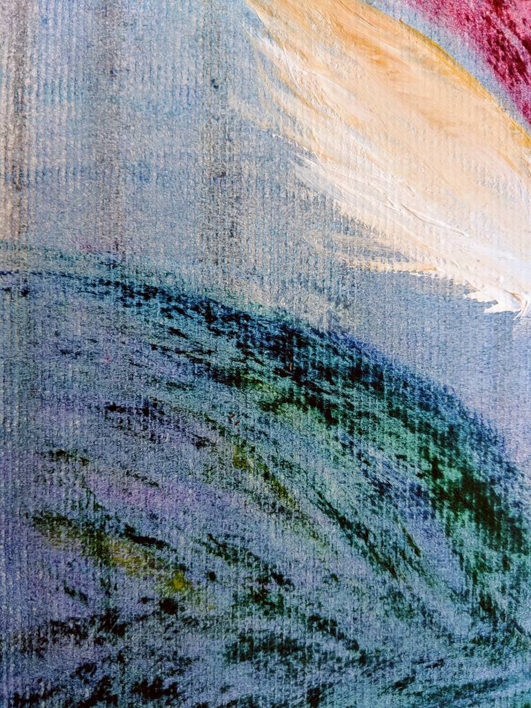 Original Abstract Expressionism Love Drawing by Katy Tackes