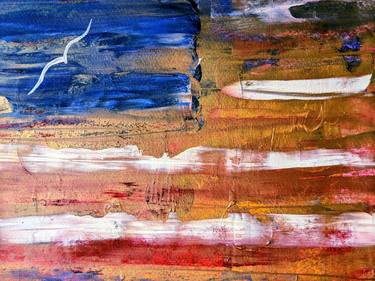 Original Abstract Expressionism Abstract Paintings by Katy Tackes