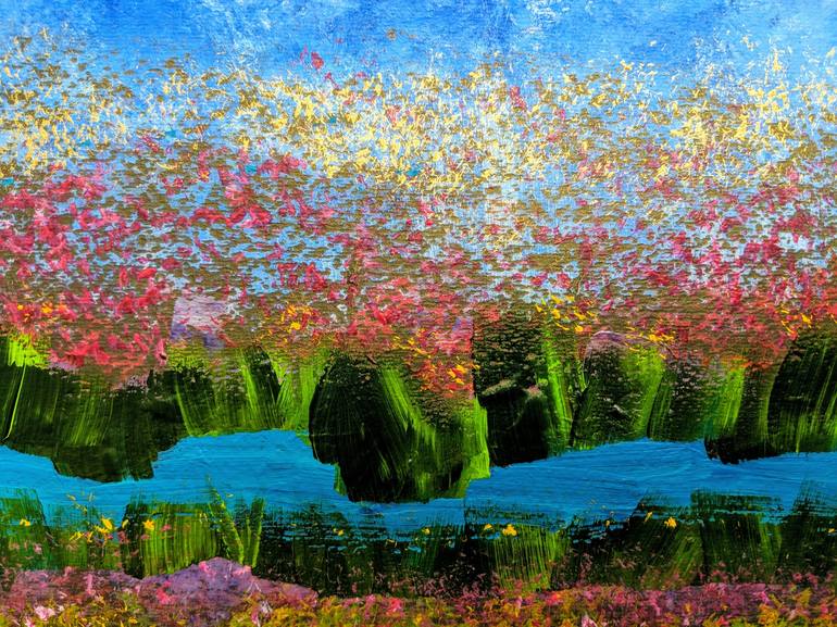 Original Impressionism Landscape Painting by Katy Tackes