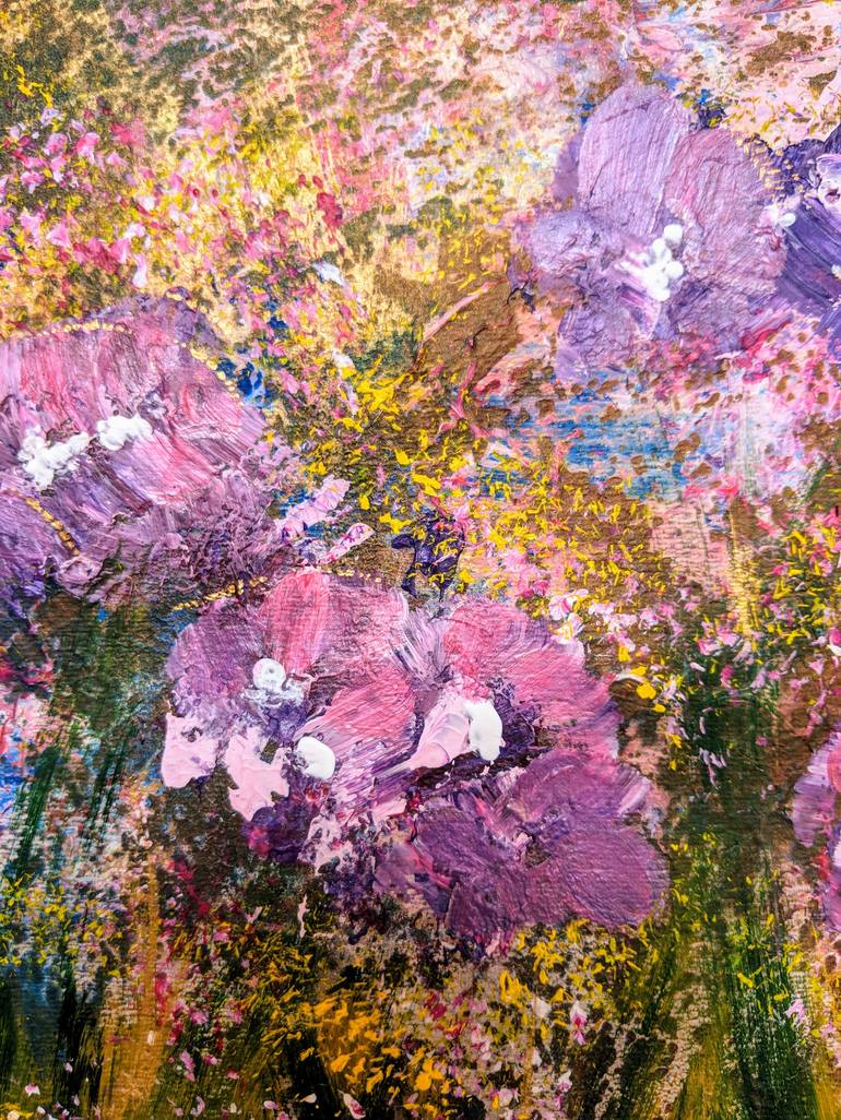 Original Impressionism Floral Painting by Katy Tackes