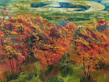 Original Impressionism Tree Paintings by Katy Tackes