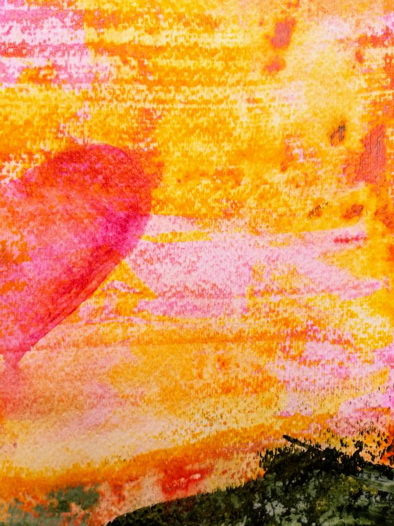 Original Abstract Expressionism Abstract Painting by Katy Tackes