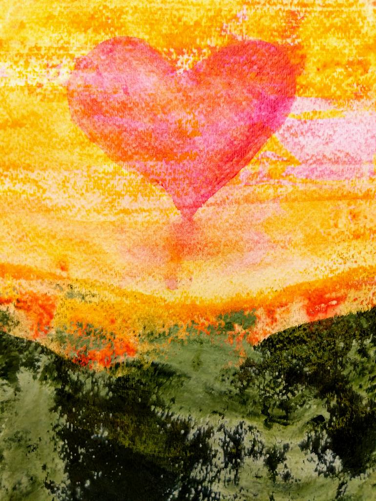 Original Abstract Expressionism Abstract Painting by Katy Tackes