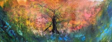 Original Abstract Tree Paintings by Katy Tackes