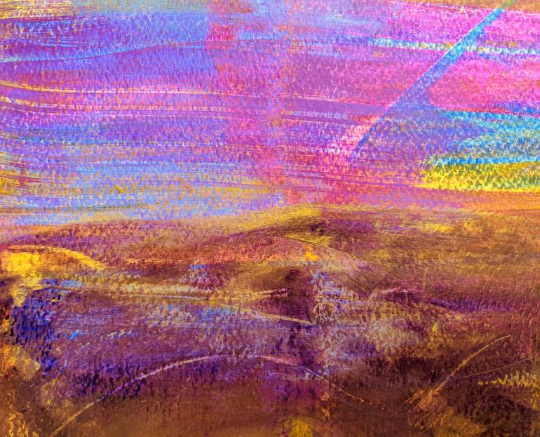 Original Abstract Expressionism Abstract Painting by Katy Tackes
