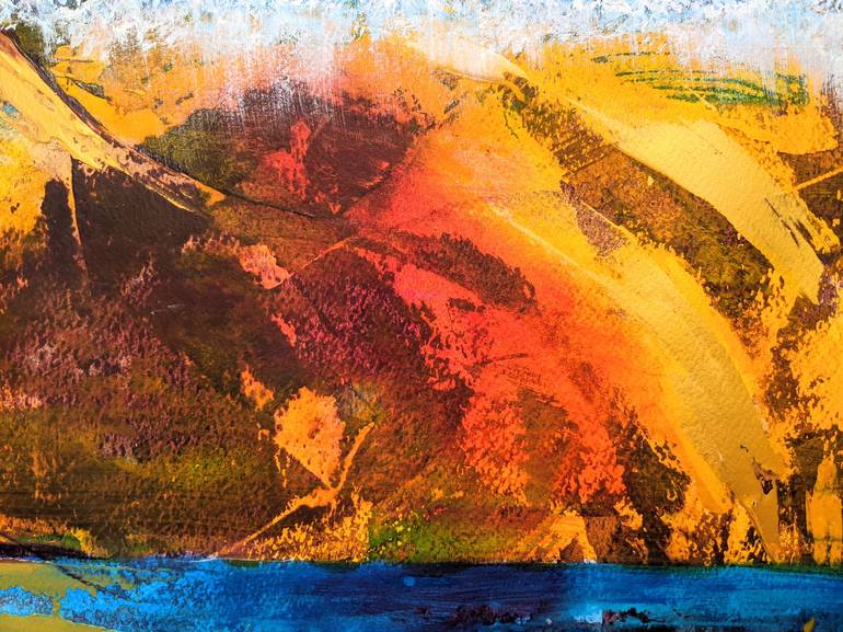 Original Abstract Seascape Painting by Katy Tackes