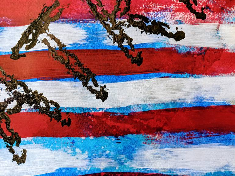 Original Abstract Expressionism Abstract Painting by Katy Tackes