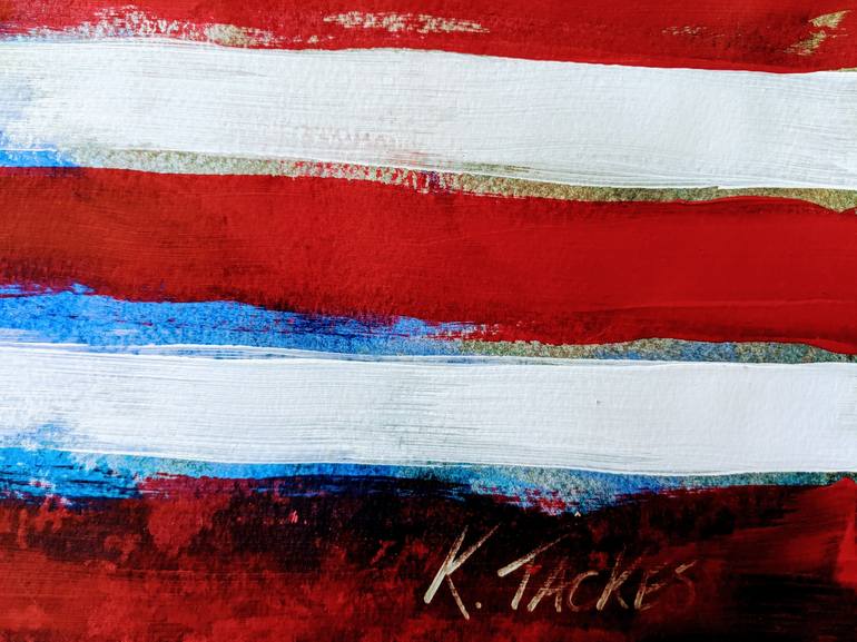 COLORS IN THE SKY - Patriot Painting by Katy Tackes | Saatchi Art