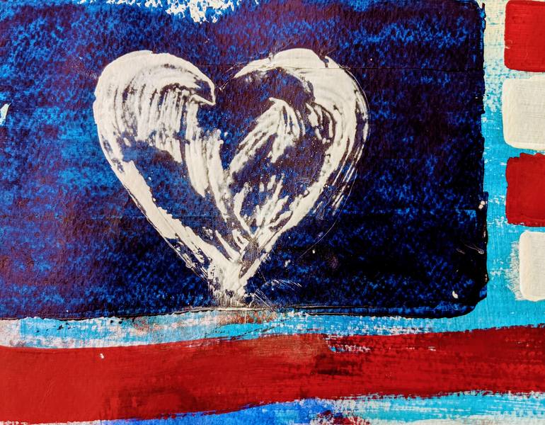 Original Abstract Expressionism Abstract Painting by Katy Tackes