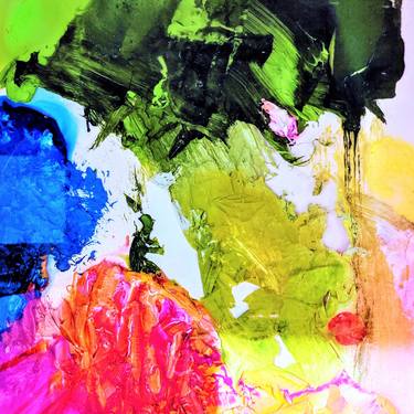 Original Abstract Expressionism Abstract Mixed Media by Katy Tackes