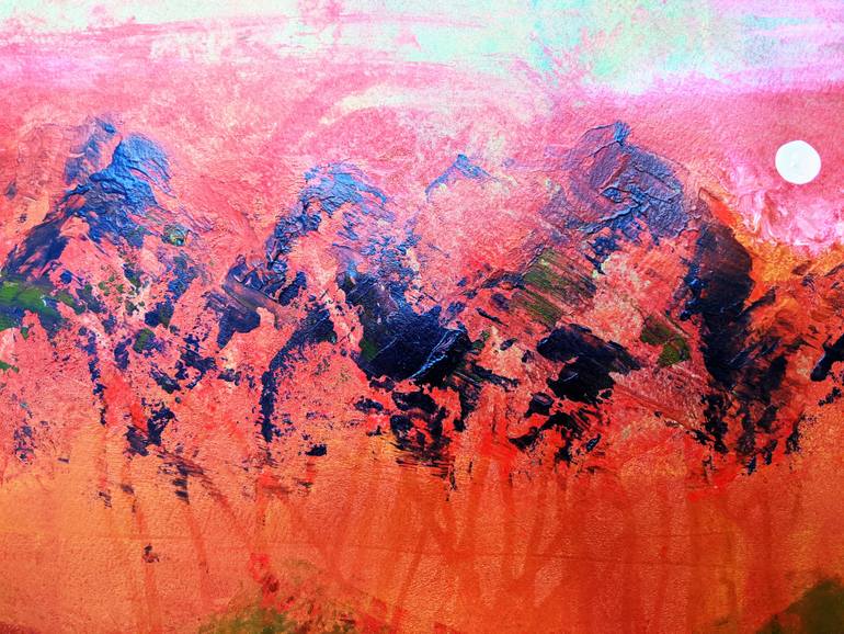 Original Abstract Landscape Painting by Katy Tackes