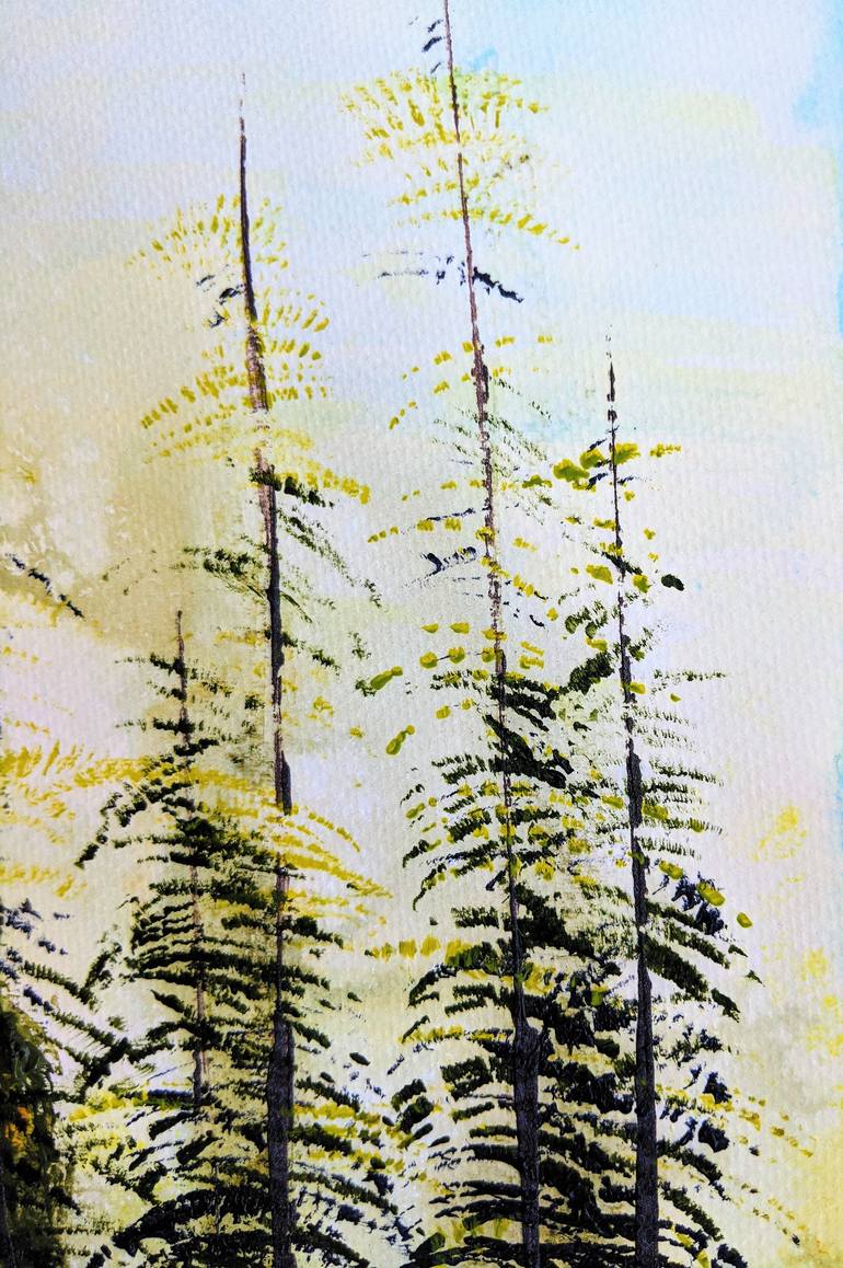 Original Abstract Expressionism Landscape Painting by Katy Tackes