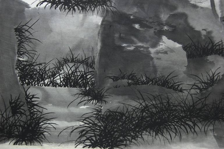 Original Botanic Drawing by Xie tianzi