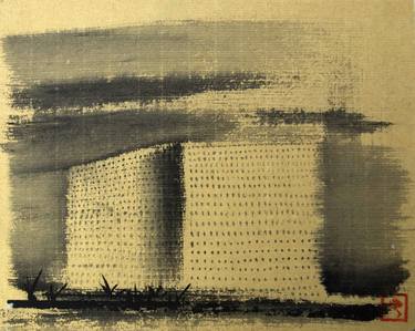 Print of Cities Drawings by Xie tianzi