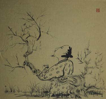 Print of Fantasy Drawings by Xie tianzi