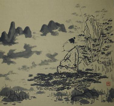 Print of Botanic Drawings by Xie tianzi