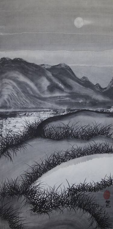 Print of Art Deco Botanic Drawings by Xie tianzi