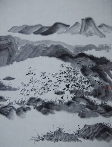 Print of Botanic Drawings by Xie tianzi
