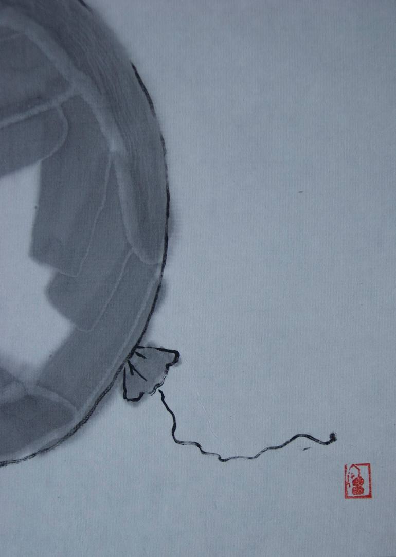 Original Art Deco Body Drawing by Xie Tianzi