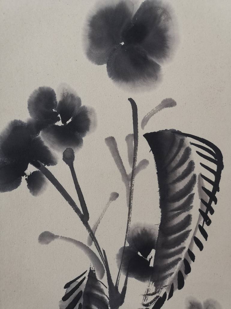 Original Nature Drawing by Xie tianzi