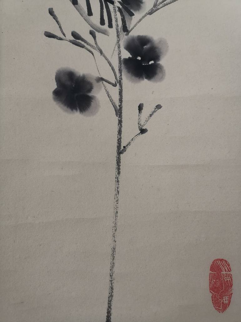 Original Nature Drawing by Xie tianzi