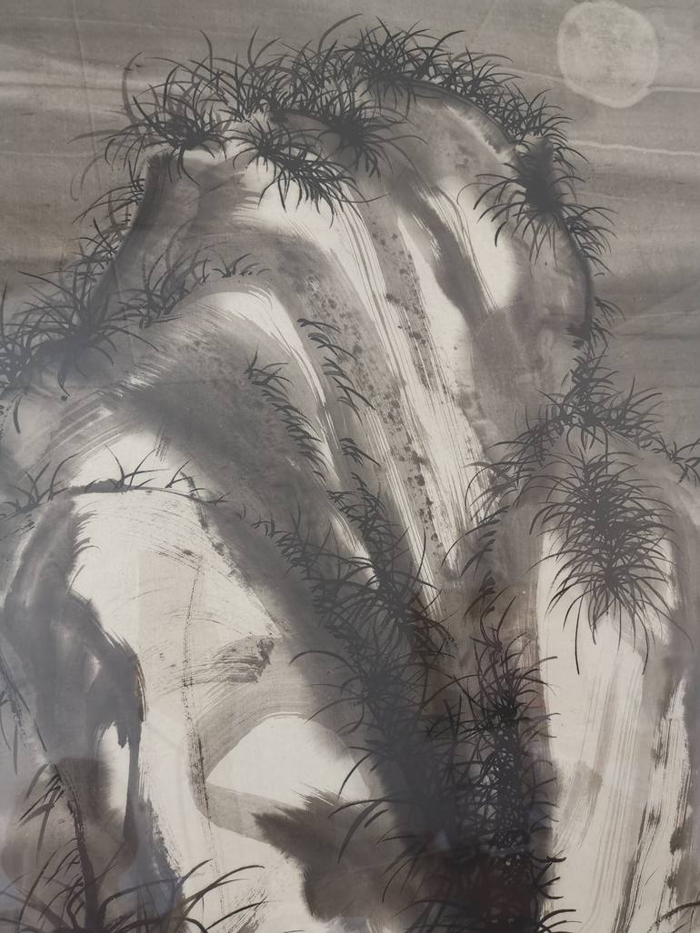 Original Art Deco Pop Culture/Celebrity Drawing by Xie Tianzi