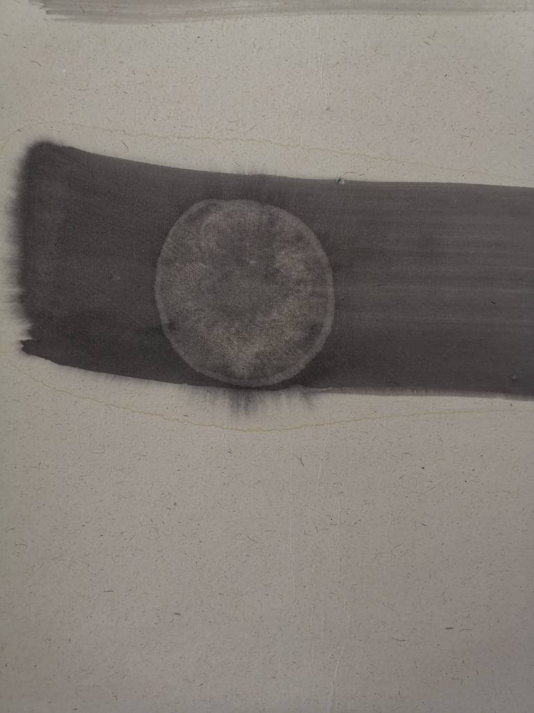 Original Abstract Expressionism People Drawing by Xie Tianzi