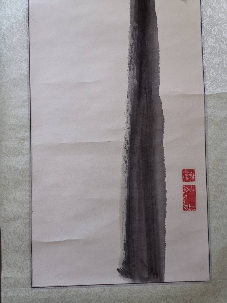 Original Abstract Expressionism Men Drawing by Xie tianzi