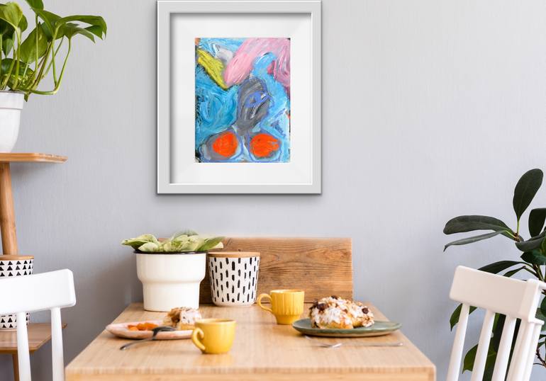 Original Portraiture Abstract Painting by Athena Anastasiou