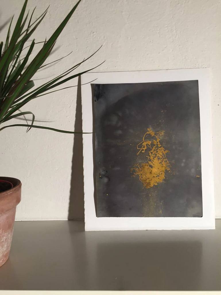 Original Abstract Nature Printmaking by Francesco Geronazzo