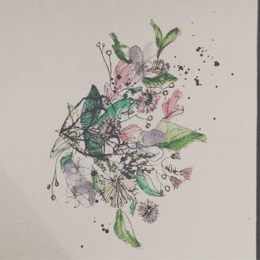Print of Conceptual Botanic Paintings by Marinella D'Aurizio
