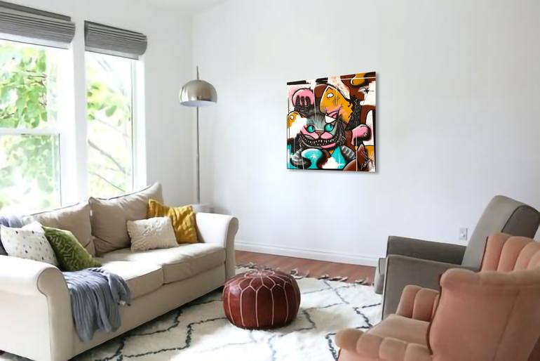 Original Abstract Pop Culture/Celebrity Painting by Christian Van Hedel