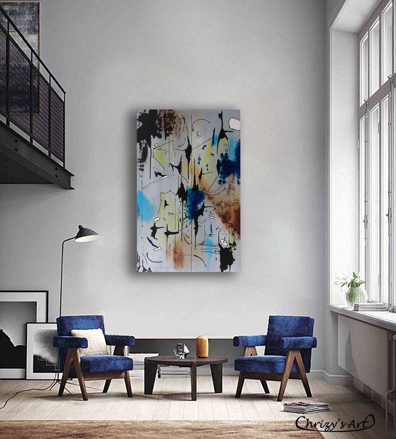 Original Impressionism Abstract Painting by Christian Van Hedel
