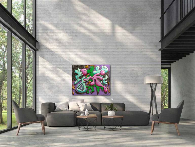 Original Expressionism Abstract Painting by Christian Van Hedel