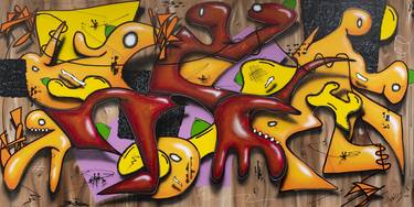 Original Abstract Expressionism Abstract Paintings by Christian Van Hedel