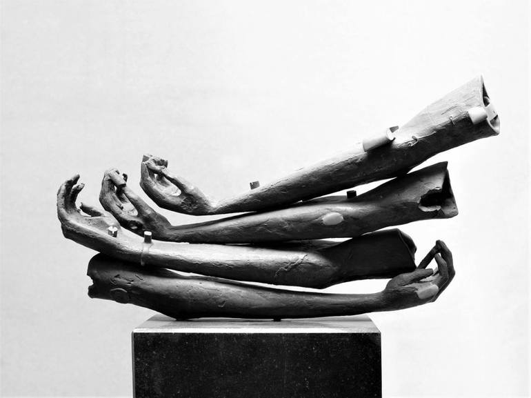 Original Abstract Sculpture by Oleh Kapustyak