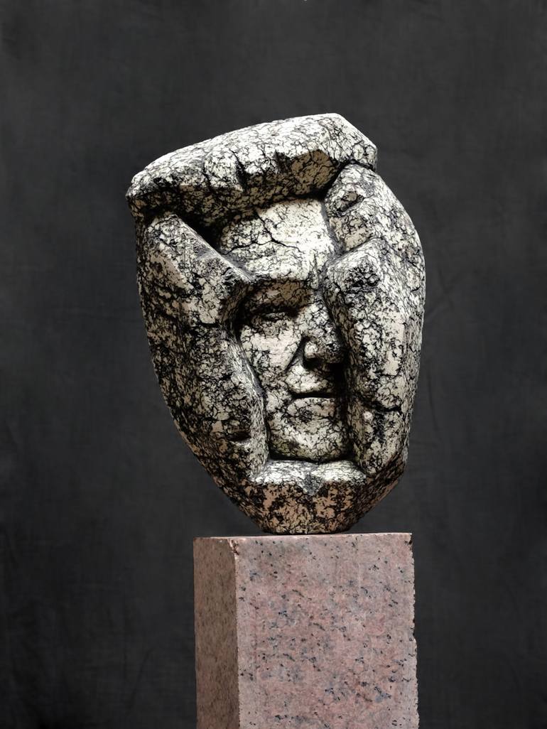 Original Portrait Sculpture by Oleh Kapustyak